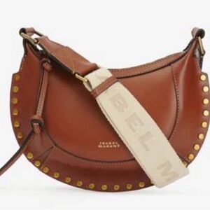Isabel Marant Tan Leather Crossbody Bag